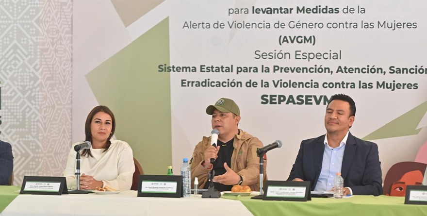 RETIRAN MEDIDAS DE ALERTA DE VIOLENCIA DE GÉNERO CONTRA LAS MUJERES EN MUNICIPIOS DE SLP 