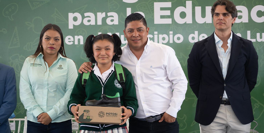 NIÑEZ POTOSINA RECIBE HISTÓRICO APOYO EN EDUCACIÓN