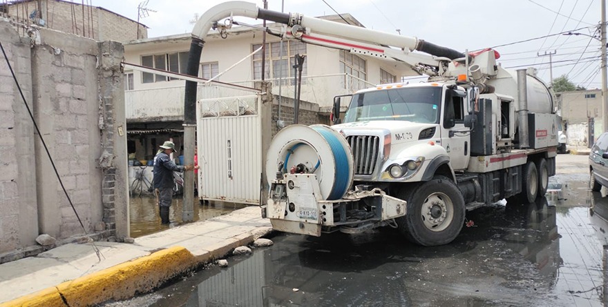 AVANZA GEM EN LABORES DE LIMPIEZA Y DESAZOLVE EN CHALCO