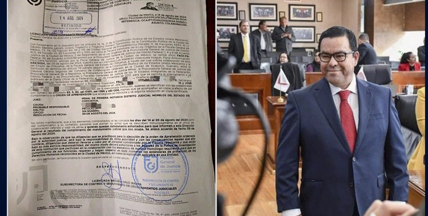 EN CHIHUAHUA DECLARAN PRÓFUGO DE LA JUSTICIA A JAVIER CORRAL