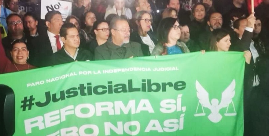 INICIAN JUZGADORES PARO EN PROTESTA POR REFORMA AL PJ