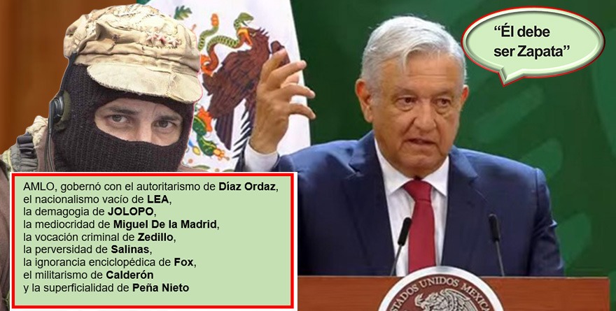 ÉL DEBE SER ZAPATA: AMLO A MARCOS