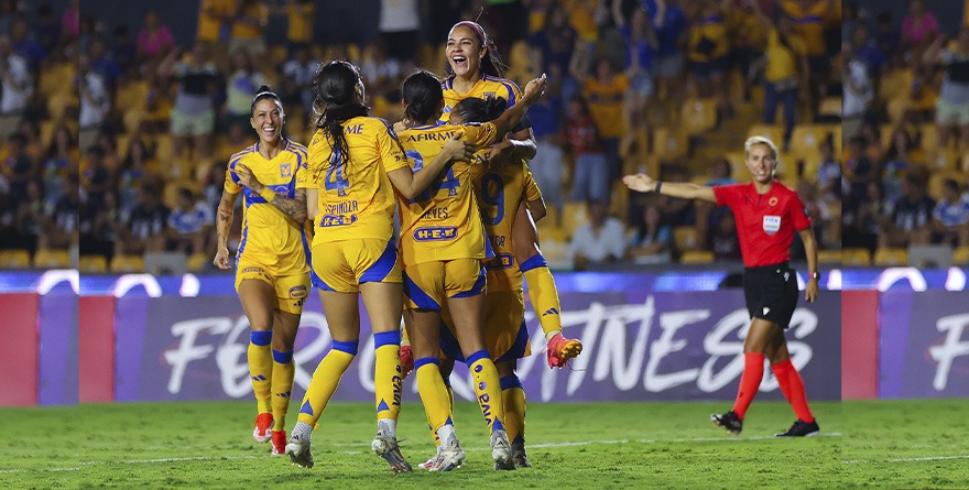 TIGRES GOLEA A RAYADAS 4 A 0