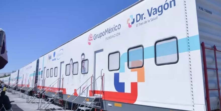 ASÍ ES EL DR. VAGÓN, EL HOSPITAL RODANTE QUE RECORRE MÉXICO