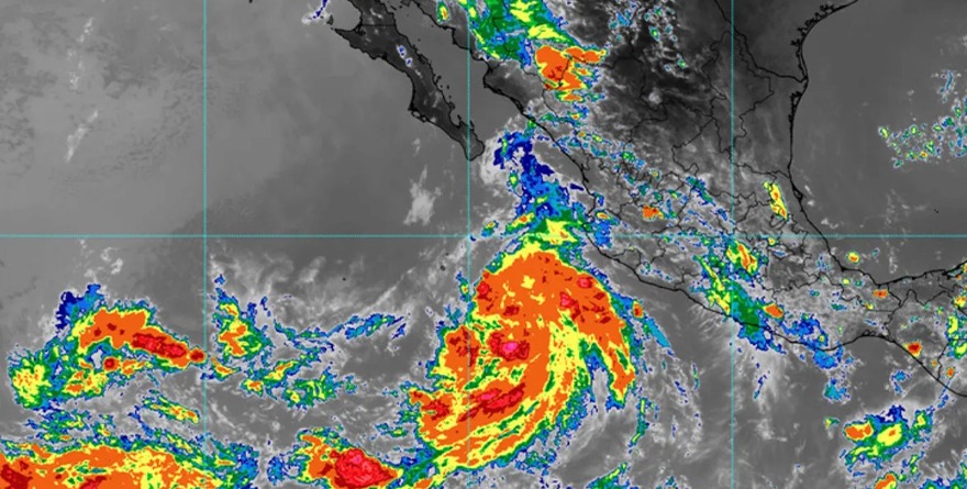 TORMENTA TROPICAL CARLOTTA EVOLUCIONARÍA HOY A HURACÁN