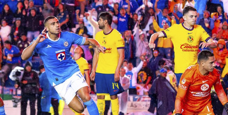 CRUZ AZUL REMONTA Y GOLEA AL AMERICA