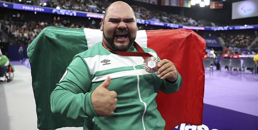 CASTILLO GANA BRONCE EN PARALÍMPICOS; MÉXICO QUEDA 30