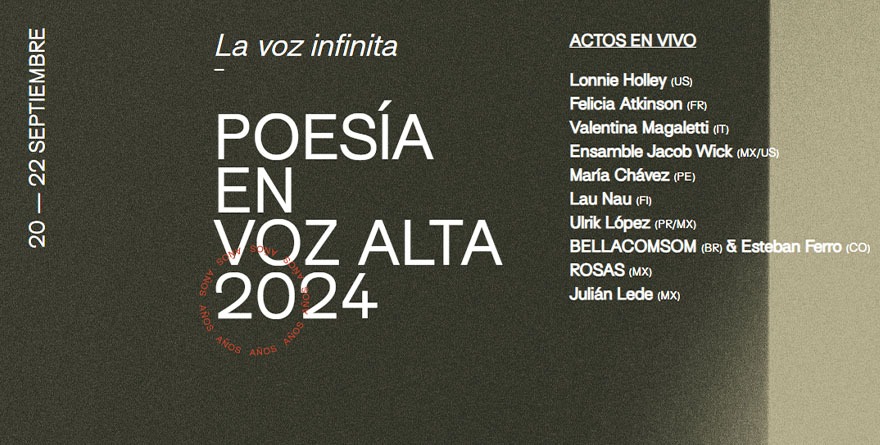 SOBRE LA VOZ INFINITA: 20 AÑOS DE POESÍA EN VOZ ALTA