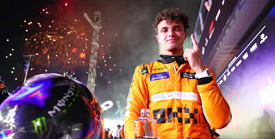 LANDO NORRIS SE LLEVA EL GP DE SINGAPUR