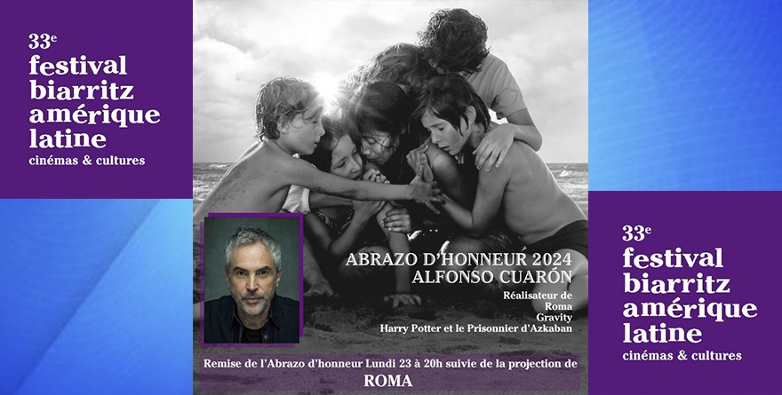 HONRAN A ALFONSO CUARÓN EN FESTIVAL BIARRITZ, DE FRANCIA