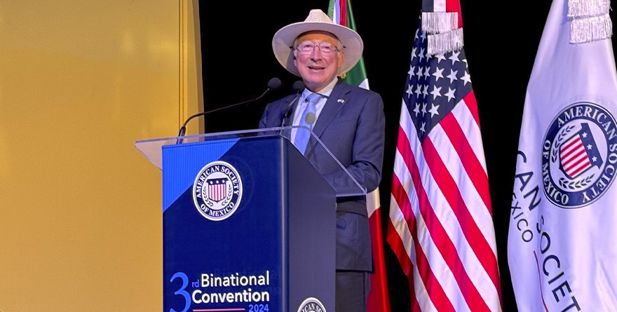 MÉXICO ES EL SOCIO MÁS IMPORTANTE Y NO CAMBIARÁ: KEN SALAZAR