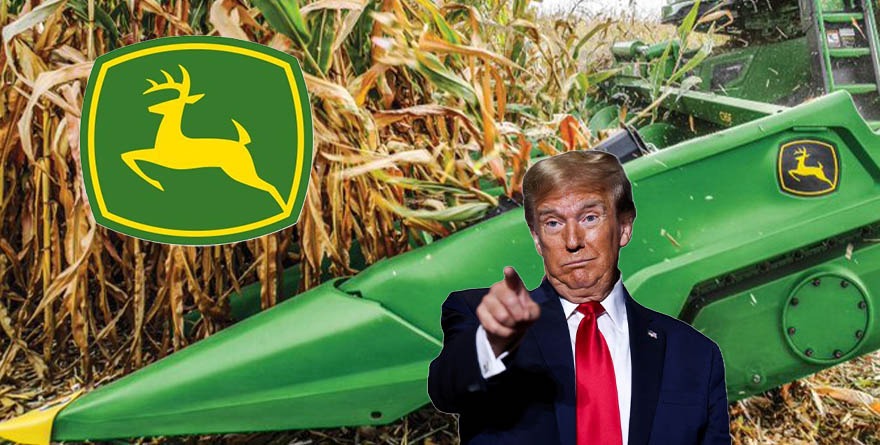 AMAGA TRUMP A JOHN DEERE SI MUEVE PRODUCCIÓN A MÉXICO