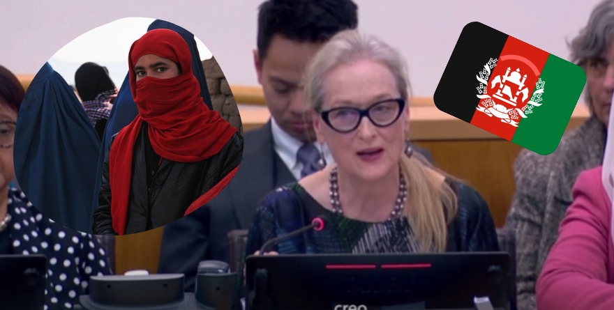 MERYL STREEP ALZA LA VOZ POR LAS NIÑAS Y MUJERES DE AFGANISTÁN