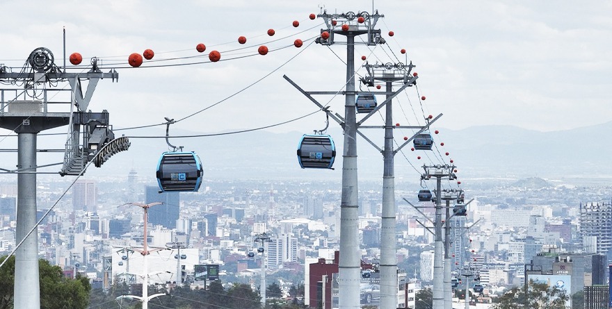 INAUGURAN LÍNEA 3 DEL CABLEBÚS EN CHAPULTEPEC