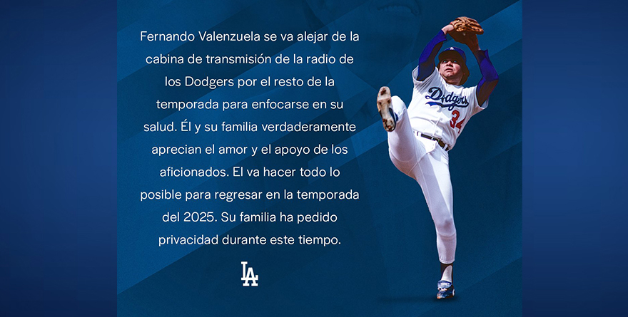 FERNANDO VALENZUELA EN EL HOSPITAL