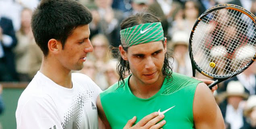 DEJA NADAL RIVALIDADES HISTÓRICAS CON FEDERER Y DJOKOVIC