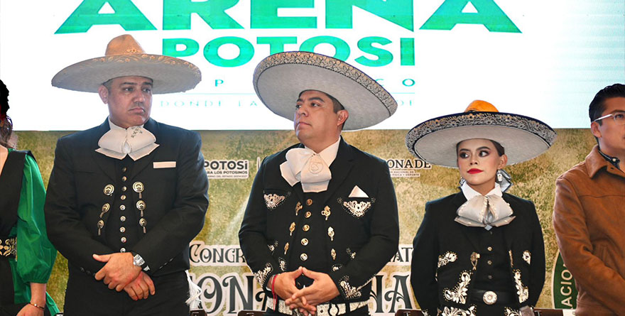 RICARDO GALLARDO INAUGURA NACIONAL CHARRO EN SLP