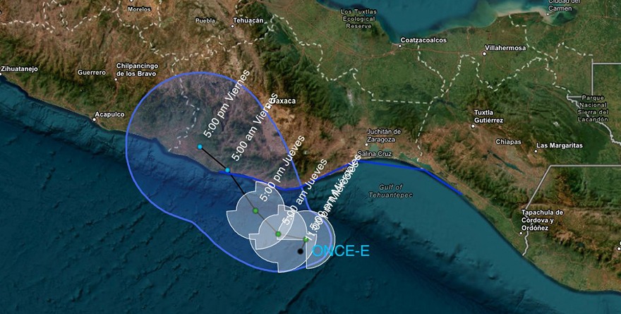 ONCE-E AMENAZA A 75 MUNICIPIOS DE OAXACA POR DESBORDE DE RÍOS