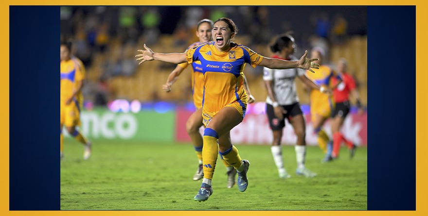 TIGRES AVANZA EN LA COPA DE CAMPEONAS W